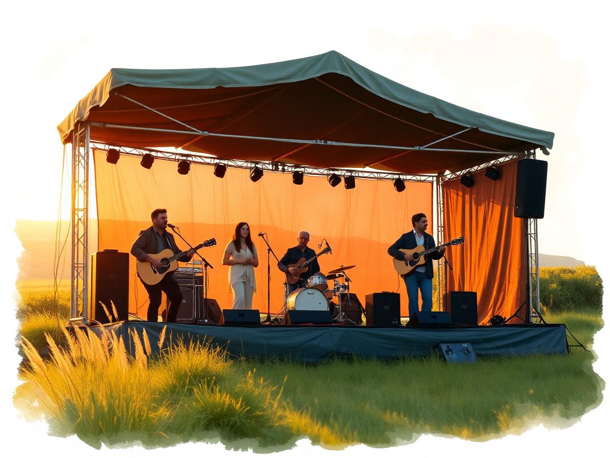 Live music on the main stage